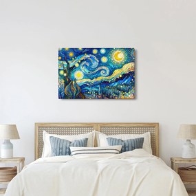 Obraz – Mozaika hviezdnej noci (90x60 cm)