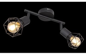 Globo - LED Bodové svietidlo XARA 2xE14/6W/230V čierna