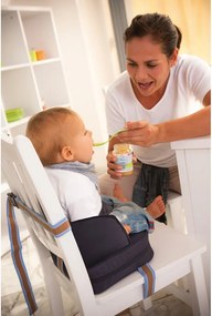 Tmavomodrý detský sedák Booster Seat – Roba