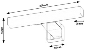 Rabalux OLIRO LED kúpeľňové svietidlo 75050