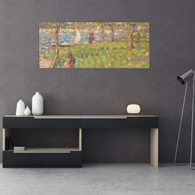 Obraz - Georges Seurat, Study for "La Grande Jatte", reprodukcia (120x50 cm)