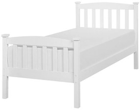 Drevená posteľ 90 x 200 cm biela GIVERNY Beliani