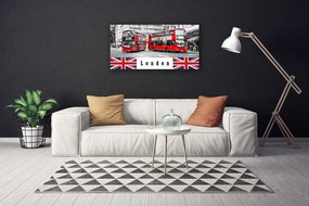Obraz Canvas Londýn autobus umenie 140x70 cm