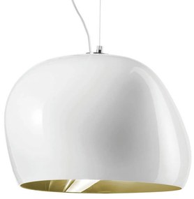 Závesná lampa Surface Ø 40 cm E27 biela/zelená
