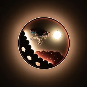 Brilagi -LED Stmievateľné detské stropné svietidlo UNICORN LED/68W/230V 3000-6000K+DO