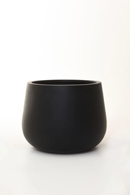 Kvetináč GIRAR, sklolaminát, výška 37 cm, antracit