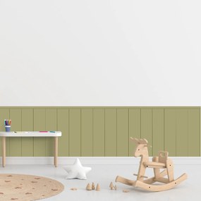 PIPPER. Textilná samolepiaca tapeta - Obdĺžnik - Khaki farba Farba: Bledá, Veľkosť: 60 cm