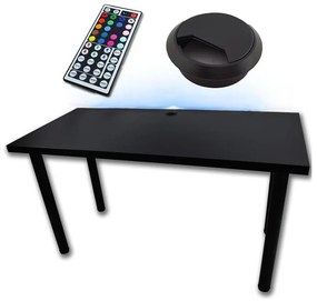 Písací Stôl Low Čierna 120x60x2,8 Model 2