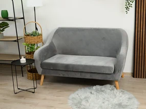 Sivá 2miestna pohovka CORANTI VELVET