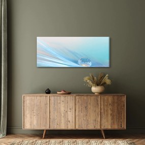 Obraz - Modrá kvapka (120x50 cm)