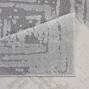 Dekorstudio Moderný koberec do obývačky FLAIR 171 - sivý Rozmer koberca: 80x150cm