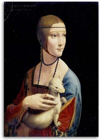 Gario Obraz na plátne Dáma s hranostajom - Leonardo da Vinci, reprodukcia Rozmery: 70 x 100 cm
