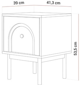 NOČNÝ STOLÍK THERESE KAŠMÍR