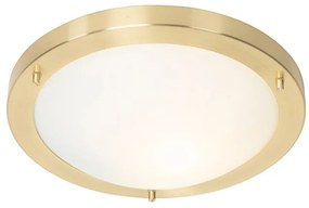 Moderné stropné svietidlo zlaté 31 cm IP44 - Yuma