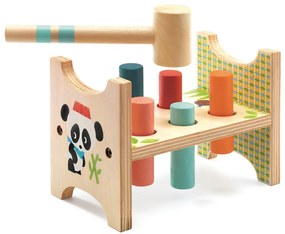 Drevená zatĺkačka s pandou