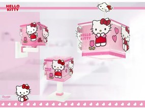 Dalber 73269 - Detské nástenné svietidlo HELLO KITTY 1xE27/15W/230V ružové