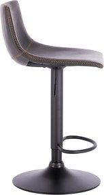 2x Barová židle Hawaj CL-845 tmavě šedá