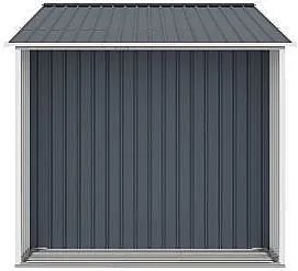 Záhradný domček plocha 342 x 191 cm (sivá)