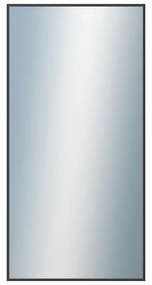 DANTIK - Zrkadlo v rámu, rozmer s rámom 60x120 cm z lišty Hliník čierna (7269021)
