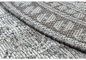 Koberec SISAL LOFT 21193 BOHO slonová kosť/strieborná/taupe Veľkosť: kruh 160 cm