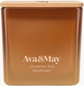 Vonná sviečka Cinnamon Roll (Vanilla, Cinnamon & Caramel)