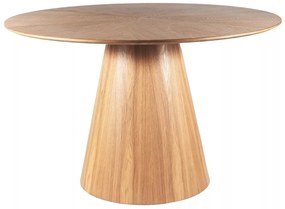 Kulatý jídelní stůl Angel 120 cm dub přírodní