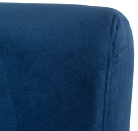 JAKS Rozkladacie kreslo Marry tmavo modré velúr