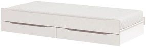 Prístelka 90x200 s úložným priestorom Pure Modular - biela