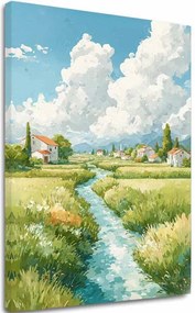 Obraz na plátne Letná Lúka - Krajinný Motív