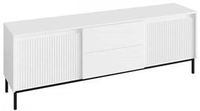 Tv stolík/skrinka Samker 2K2SZ, Farby: biela