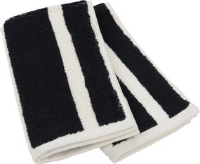 XXXLutz SADA UTERÁKOV PRE HOSTÍ, 30/50 cm, čierna, écru Dieter Knoll - Kúpeľňový textil - 006792015801