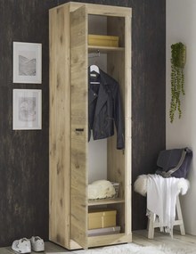 Predsieňová šatníková skriňa Barcelo, dub viking