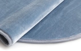 Kúpeľňový koberček Miami Viscose modrý kruh