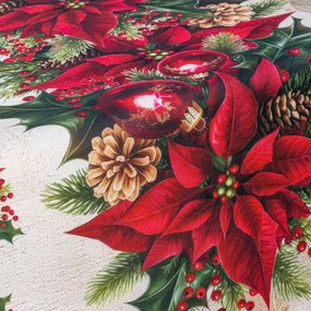 Stolový obrus s teflónovou úpravou CHRISTMAS STAR 120 x 160 cm