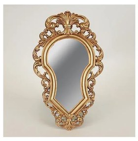 Nástenné zrkadlo 32,3x19,5 cm zlatá