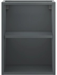 Mexen Box-A, otvorená skrinka s policou 35 cm, grafitová matná, 91AX2-0350-470-0-66