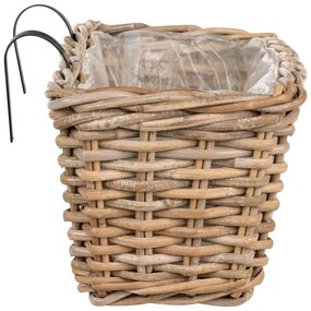 Závesný kvetináč z prútia 60 cm Batu – House Nordic