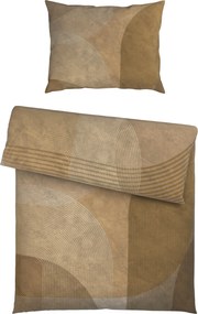 XXXLutz POSTEĽNÁ BIELIZEŇ satén taupe 140/200 cm Novel - Obliečky & plachty - 005031034903