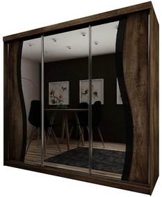 Skriňa Top 9 250 Tmavý jaseň