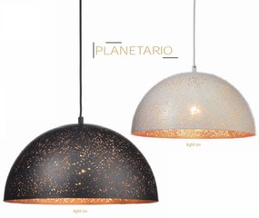 ACA DECOR Závesné svietidlo PLANETARIO max. 60W/E27/230V/IP20, čierne