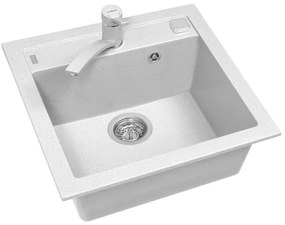 ALVEUS 1128395 - Kuchynský drez FORMIC 52x51 cm granit/biela