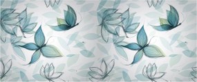 Obraz - Modré motýliky (120x50 cm)