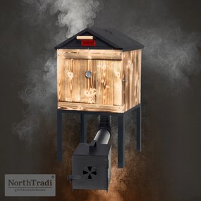 TRENDIE Udiareň drevená s kovovou strechou