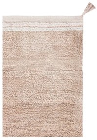 Svetloružový prateľný ručne tkaný bavlnený koberec 140x200 cm Bloom Rose – Lorena Canals