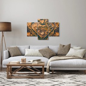 Obraz - Rieka v tvare srdca (90x60 cm)