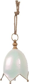 Decorative Pendant Bell ? 19x26 Cm White Metal - ? 19*26 cm
