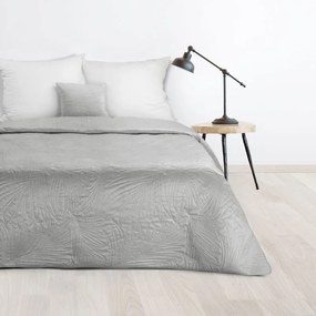 Dekorstudio Luxusný zamatový prehoz na posteľ LUIZ4 v striebornej farbe Rozmer prehozu (šírka x dĺžka): 170x210cm