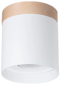 Sollux SL.1348 - Bodové svietidlo RIF 1xGU10/10W/230V pr. 12 cm biela