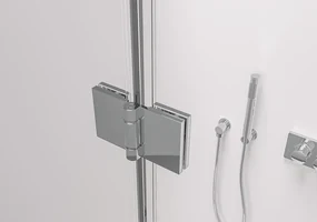 Cerano Marino, sprchovací kút 90(dvere) x 100(stena) x 190 cm, 6mm číre sklo, chrómový profil, CER-CER-422769