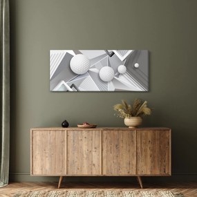 Geometrický abstraktný obraz (120x50 cm)